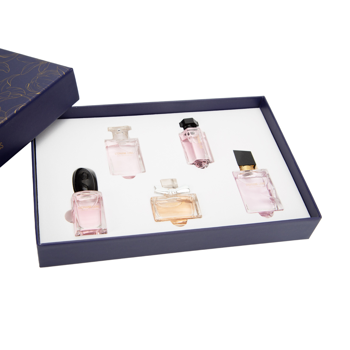 Glamour Stephanie Leris, набор женского парфюма 5 в 1 парфюм женский stephanie leris рубин 100 мл кулон в подарок