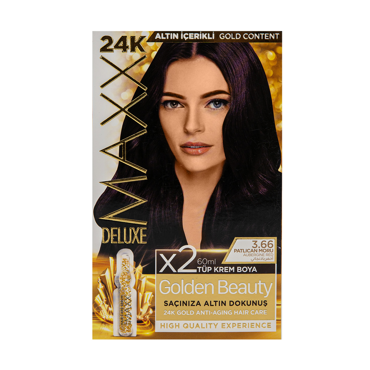 Краска для волос Maxx Deluxe Golden Beauty (1 шт.), Уход за волосами, Средства для окрашивания волос