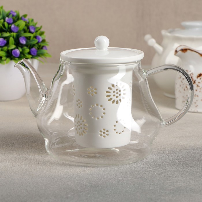 Чайник заварочный Керамика ручной работы Нежность