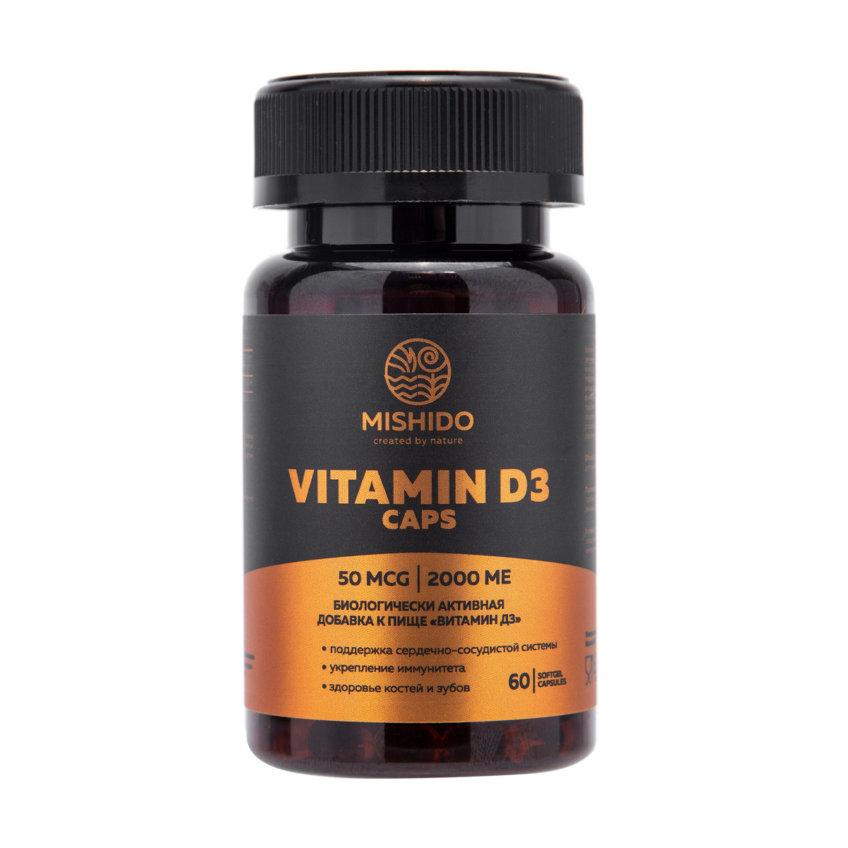 Витамин D3 Mishido (60 шт.)