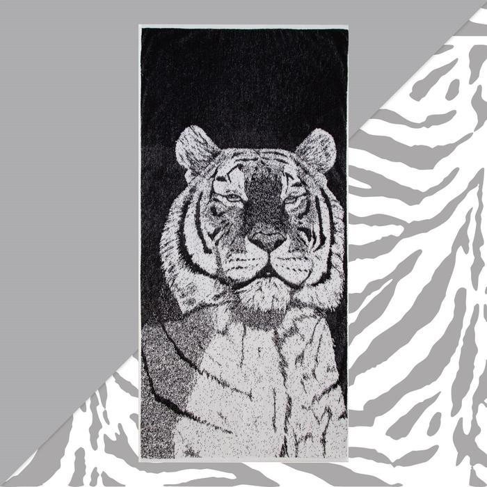 Полотенце махровое Этель «Тигр» 70х130см, 100% хлопок, 420гр/м2